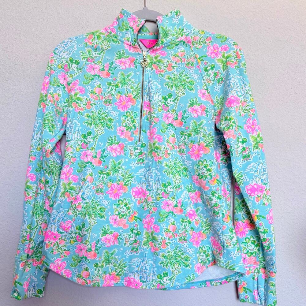 Disney x Lilly Pulitzer Skipper Popover XS Blue Ibiza Mickey Minnie Castle